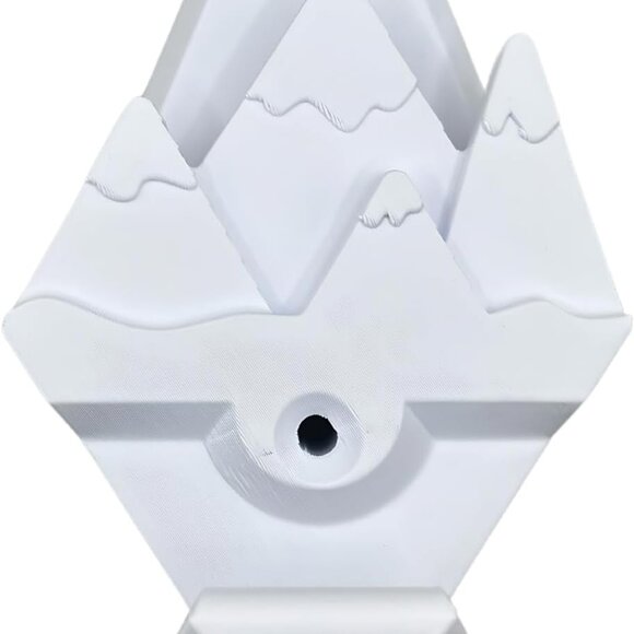 Snowboard Wall Mount with Hooks White - Picture 7 of 7